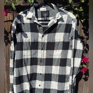 H&M Checkered flannel Men's Shirt large